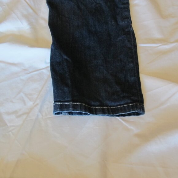 Simply Vera Vera Wang*Mid-Rise Straight Leg Cuffed Cropped Jeans - Picture 4 of 9